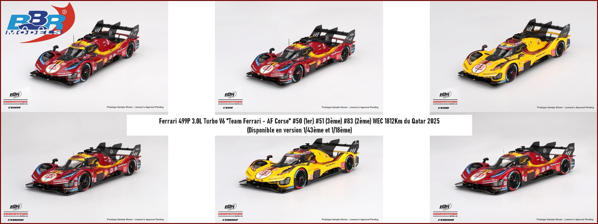 BBR - Ferrari 499P Qatar - Coverflow